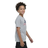 adidas Boys' USA Flag Logo Short Sleeve T-shirt