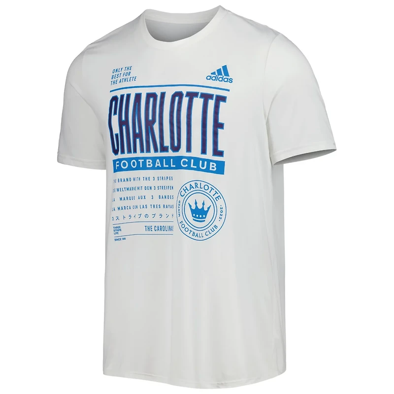 adidas Charlotte FC Club DNA Performance T-Shirt