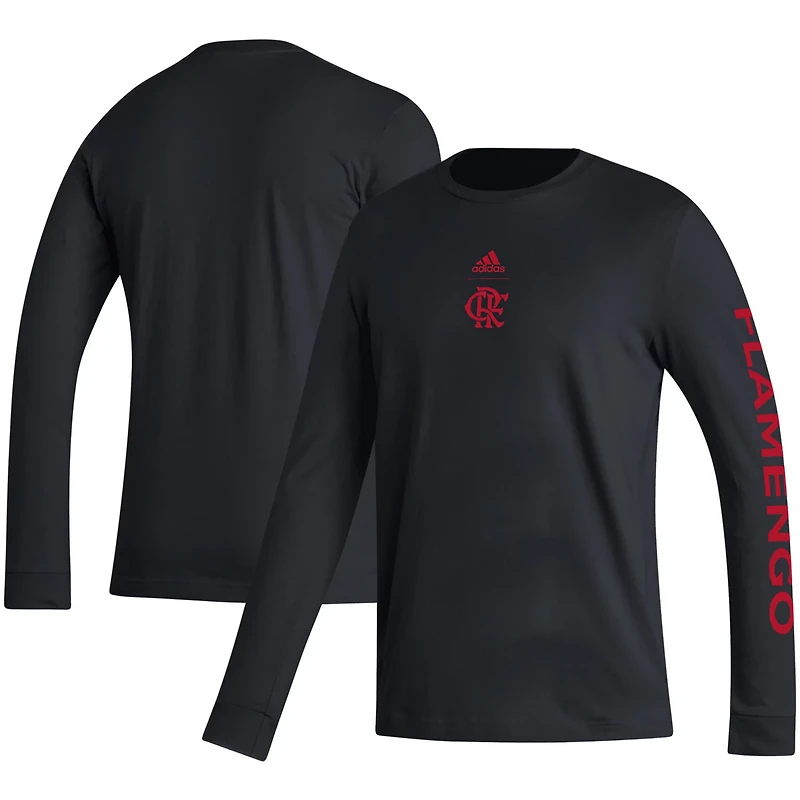 adidas CR Flamengo Team Crest Long Sleeve T-Shirt