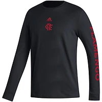 adidas CR Flamengo Team Crest Long Sleeve T-Shirt