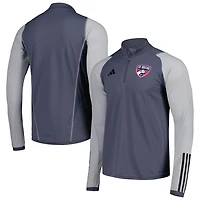 adidas FC Dallas 2024 On-Field AEROREADY Quarter-Zip Training Top