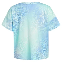 adidas Girls' AOP Loose Box Short Sleeve T-shirt