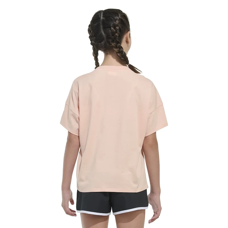 adidas Girls' Drop Shoulder Graphic T-shirt