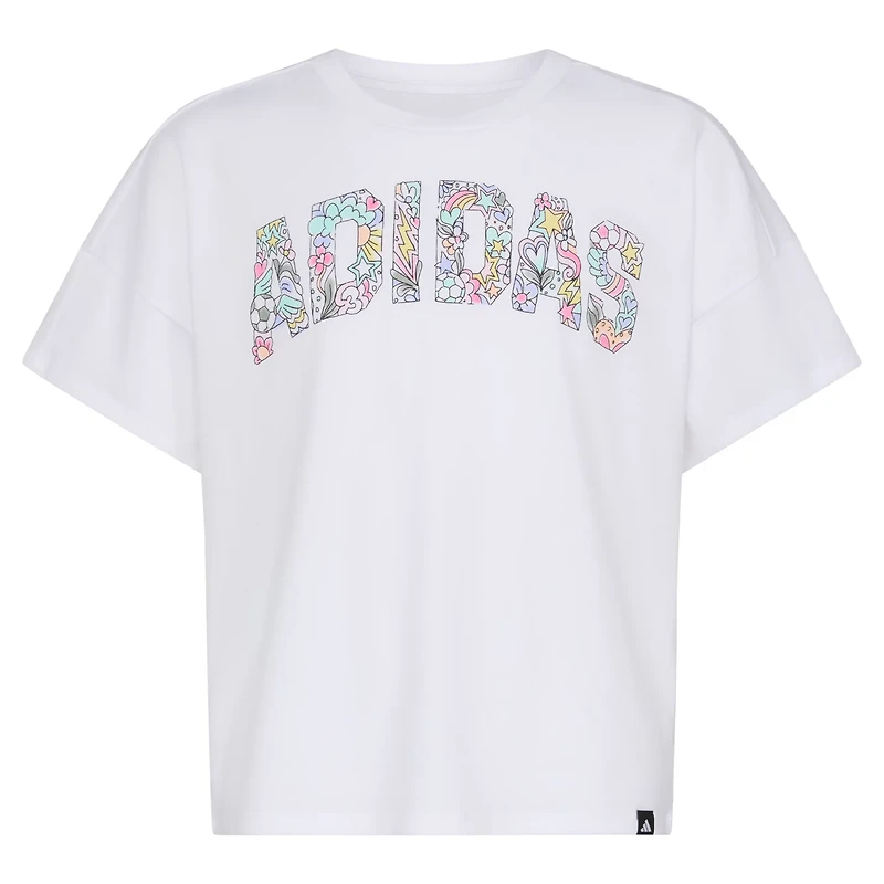 Adidas Girls’ Drop Shoulder Graphic T-shirt