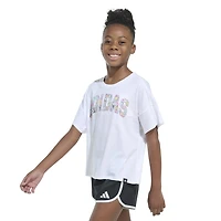 Adidas Girls’ Drop Shoulder Graphic T-shirt