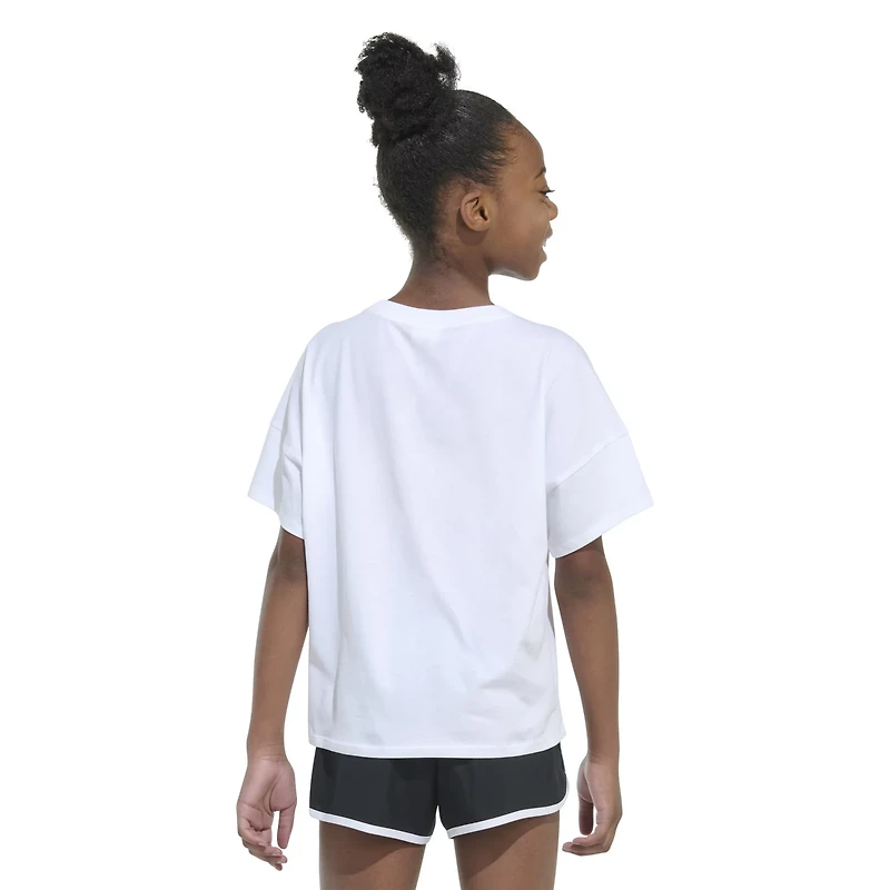 Adidas Girls’ Drop Shoulder Graphic T-shirt