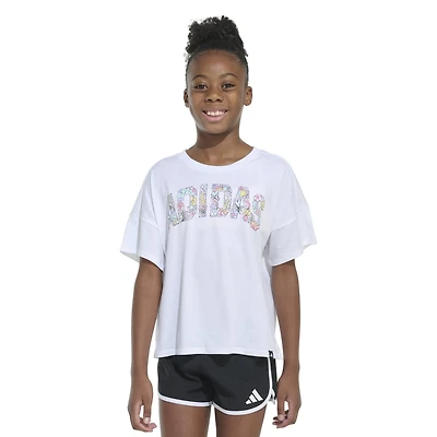 Adidas Girls’ Drop Shoulder Graphic T-shirt