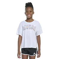 Adidas Girls’ Drop Shoulder Graphic T-shirt