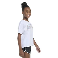 Adidas Girls’ Drop Shoulder Graphic T-shirt