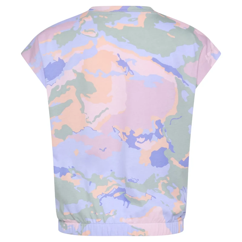 adidas Girls’ Elastic Waist Allover Graphic T-shirt