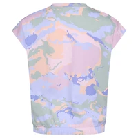 adidas Girls’ Elastic Waist Allover Graphic T-shirt