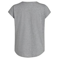 adidas Girls' Essential Heather Short Sleeve Shirt