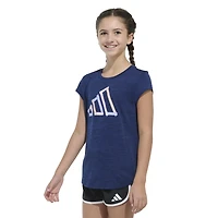 adidas Girls' Essential Polyester Short Sleeve Shirt