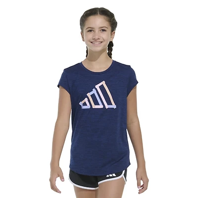 adidas Girls' Essential Polyester Short Sleeve Shirt