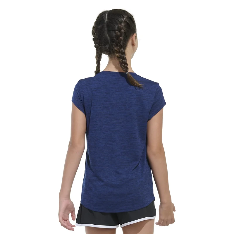 adidas Girls' Essential Polyester Short Sleeve Shirt