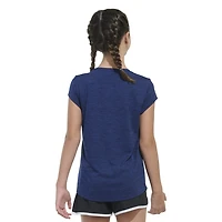 adidas Girls' Essential Polyester Short Sleeve Shirt