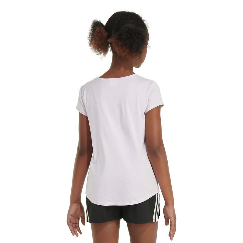 adidas Girls' Essential Short Sleeve Tee