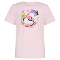 Adidas Girls’ Floral Soccer Regular Fit Graphic T-shirt