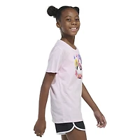 Adidas Girls’ Floral Soccer Regular Fit Graphic T-shirt