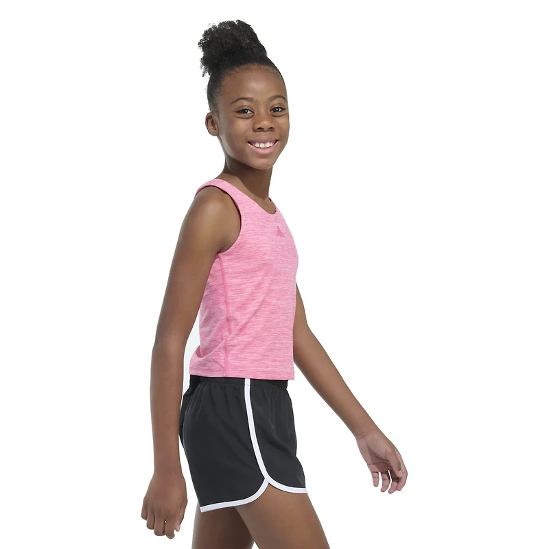 adidas Girls' Melange Training Tank Top