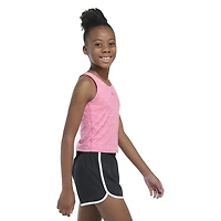 adidas Girls' Melange Training Tank Top
