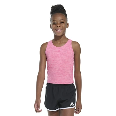 adidas Girls' Melange Training Tank Top