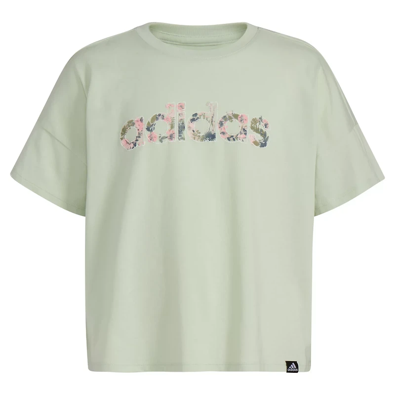 adidas Girls' Printed Loose Box T-shirt