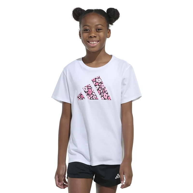 Adidas Girls’ Puff Floral Regular Fit Graphic T-shirt