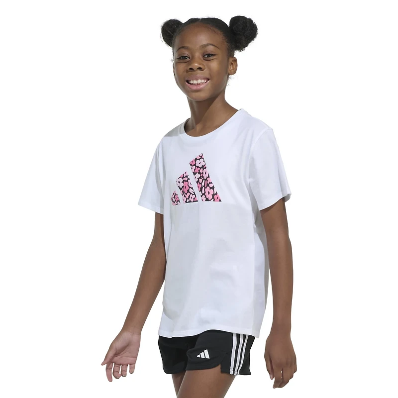 Adidas Girls’ Puff Floral Regular Fit Graphic T-shirt