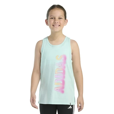 adidas Girls' Racerback Graphic Tank Top