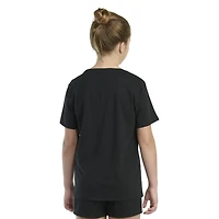 adidas Girls' Regular Fit Heart Bubbles Graphic T-shirt