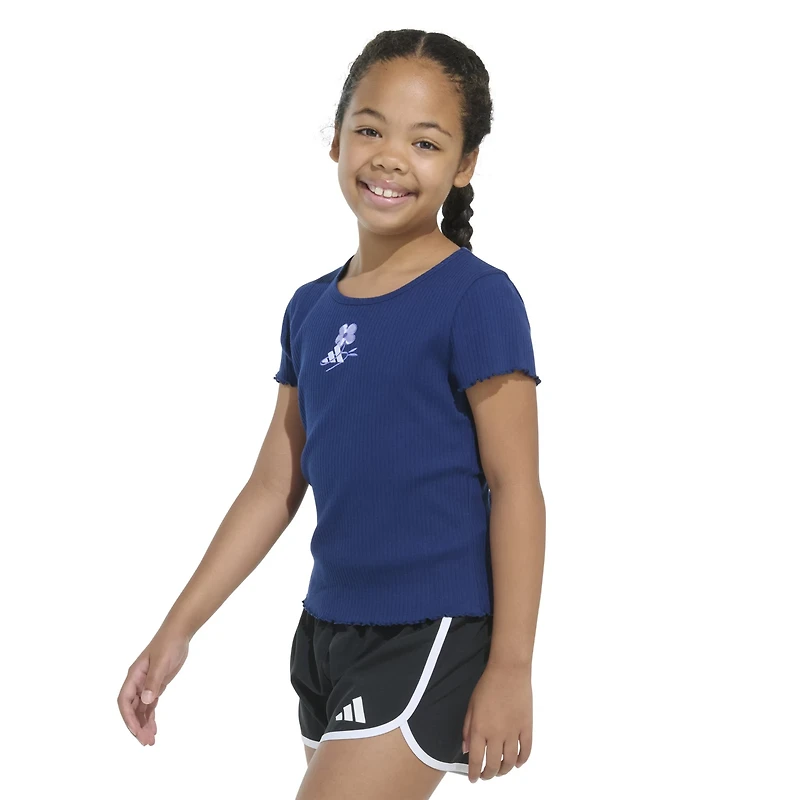 adidas Girls' Rib T-shirt