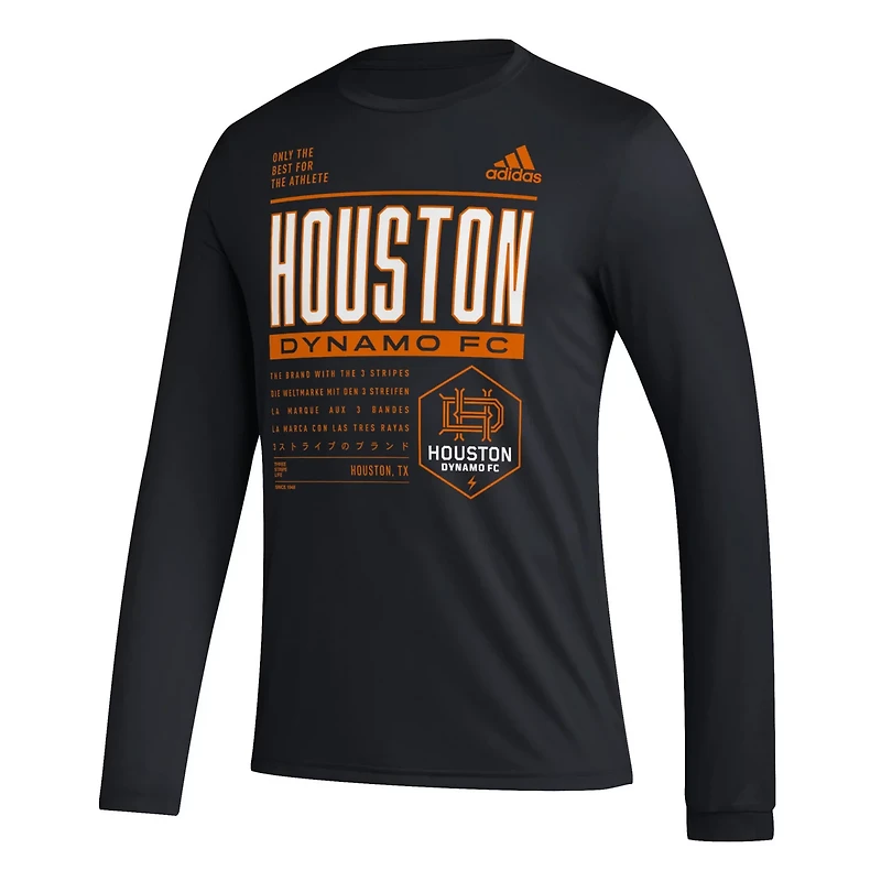 adidas Houston Dynamo FC Club DNA Long Sleeve AEROREADY T-Shirt