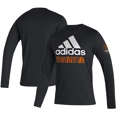 adidas Houston Dynamo FC Vintage Performance Long Sleeve T-Shirt