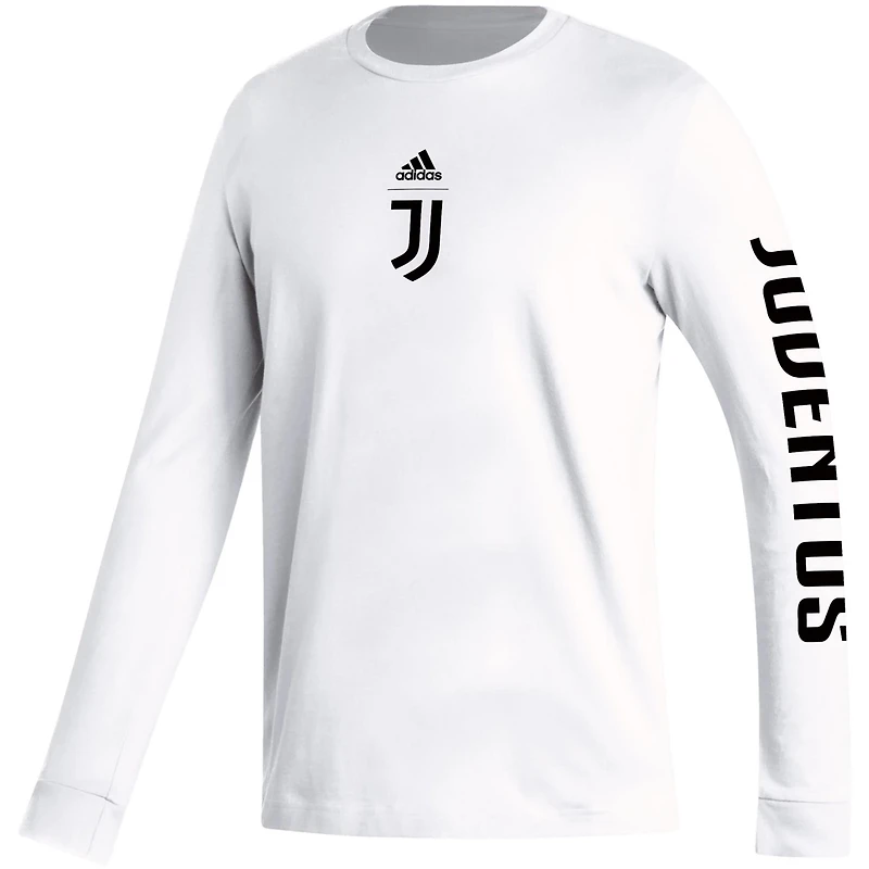 adidas Juventus Team Crest Long Sleeve T-Shirt