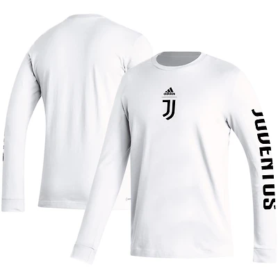 adidas Juventus Team Crest Long Sleeve T-Shirt
