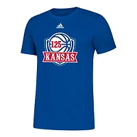 adidas Kansas Jayhawks 125th Season Basketball Amplifier T-Shirt
