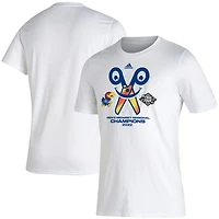 adidas Kansas Jayhawks 2022 NCAA Basketball Tournament March Madness Final Four Locker Room T-Shirt