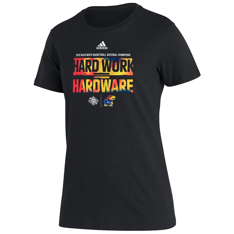 adidas Kansas Jayhawks 2022 NCAA Men's Basketball National Champions Locker Room T-Shirt