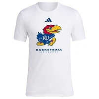 adidas Kansas Jayhawks 2023 On Court Bench Fresh T-Shirt