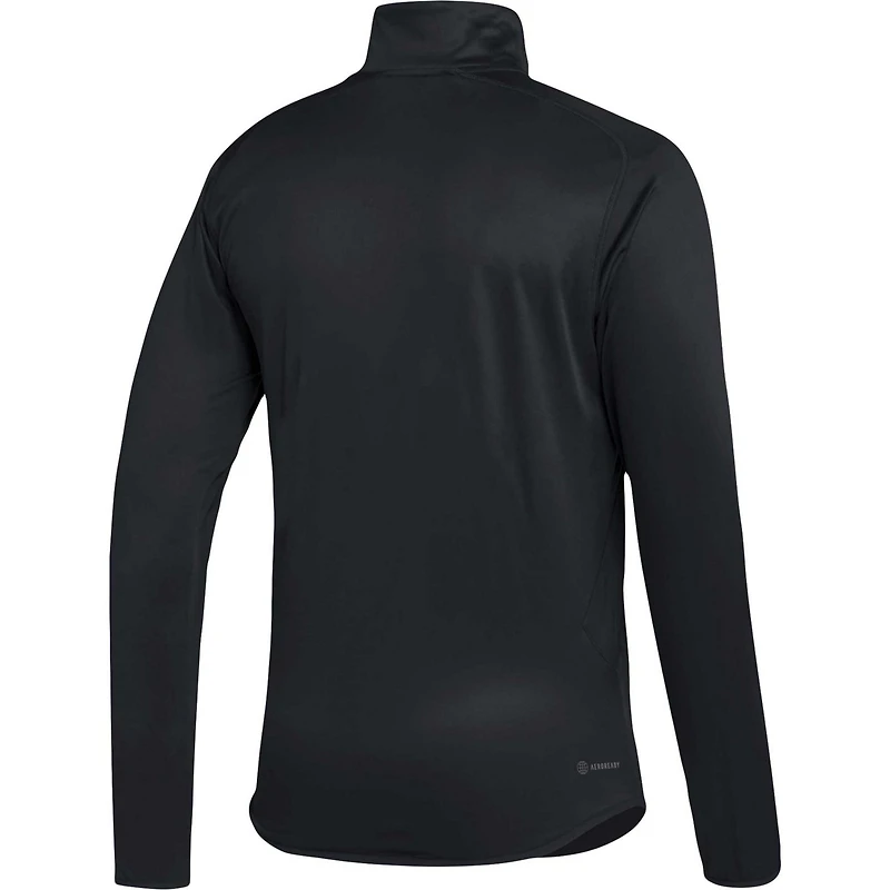 adidas Kansas Jayhawks 2023 Sideline AEROREADY Half-Zip Top