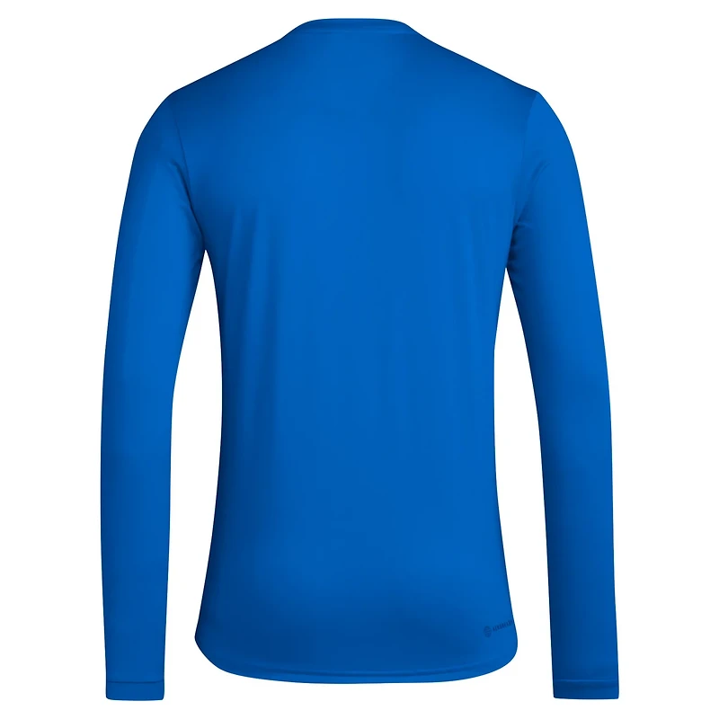 adidas Kansas Jayhawks 2024 KC Long Sleeve T-Shirt