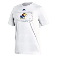 adidas Kansas Jayhawks Locker Lines Softball Fresh T-Shirt