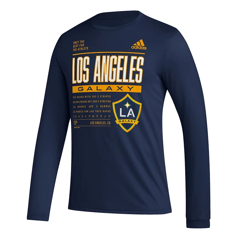 adidas LA Galaxy Club DNA Long Sleeve AEROREADY T-Shirt