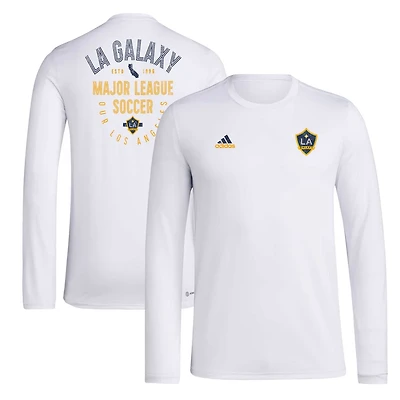 adidas LA Galaxy Local Stoic Long Sleeve T-Shirt