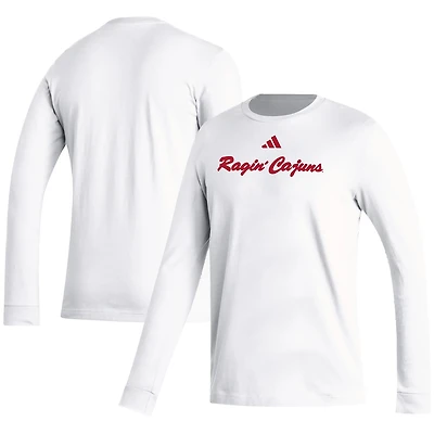adidas Louisiana Ragin' Cajuns Vault Script Creator Long Sleeve T-Shirt