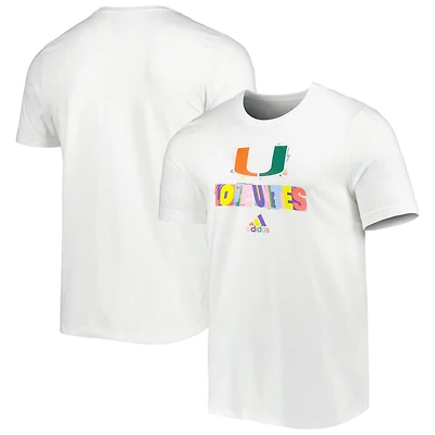 adidas Miami Hurricanes Pride Fresh T-Shirt