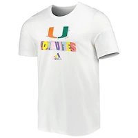 adidas Miami Hurricanes Pride Fresh T-Shirt