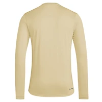 adidas Miami Hurricanes Strategy Pre-Game Long Sleeve T-Shirt