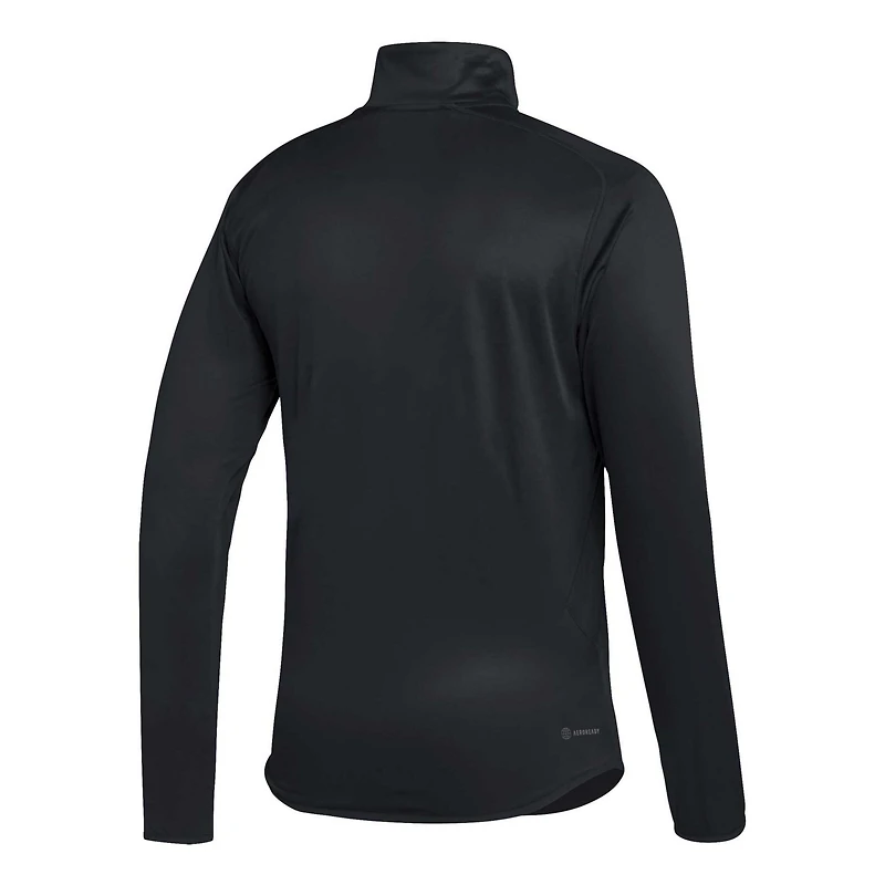 adidas Mississippi State Bulldogs 2023 Sideline AEROREADY Half-Zip Top